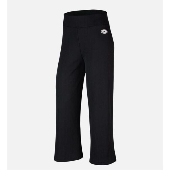 Nike Ribbed Wide Leg Pants - Picture 1 of 14